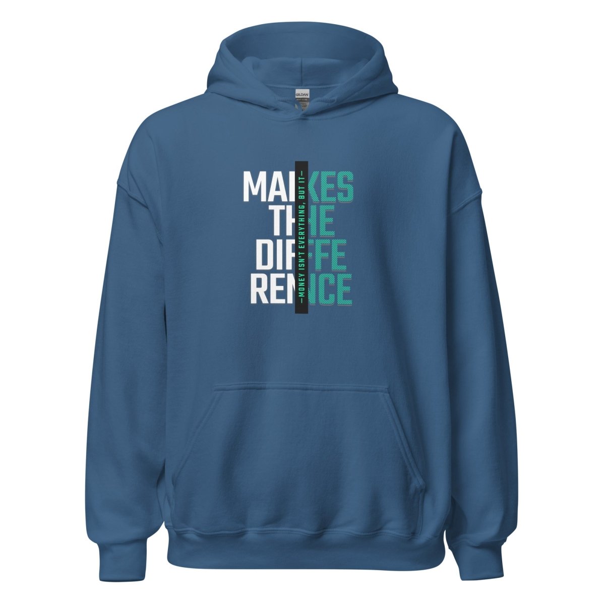 Unisex Hoodie "Makes the Difference" - Streetwear - size_range | Black Ursus