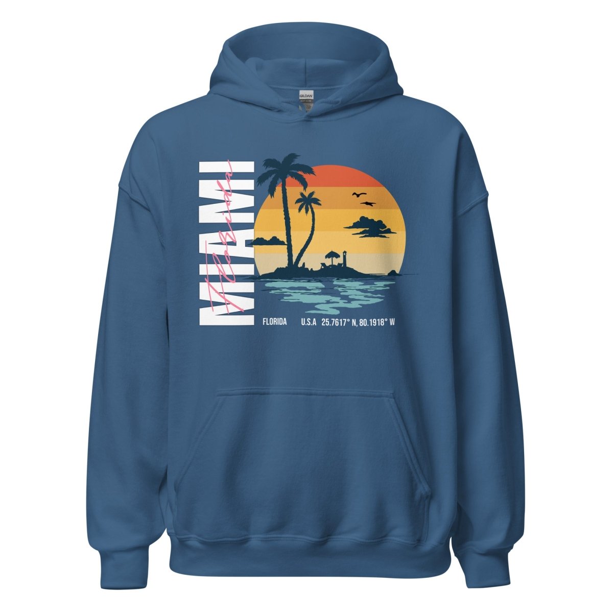 Unisex Hoodie "Miami" - Black Ursus | Urban Streetwear