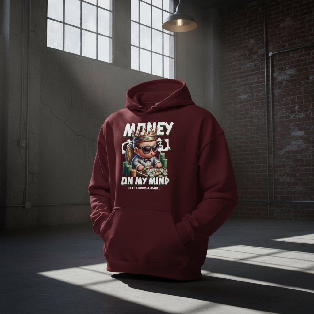 Unisex Hoodie "Money Baby" - Black Ursus | Urban Streetwear
