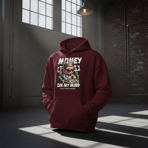 Gym Hoodie "Money Baby" – Heavyweight Streetwear S–5XL | Black Ursus - Streetwear - size_range | Black Ursus