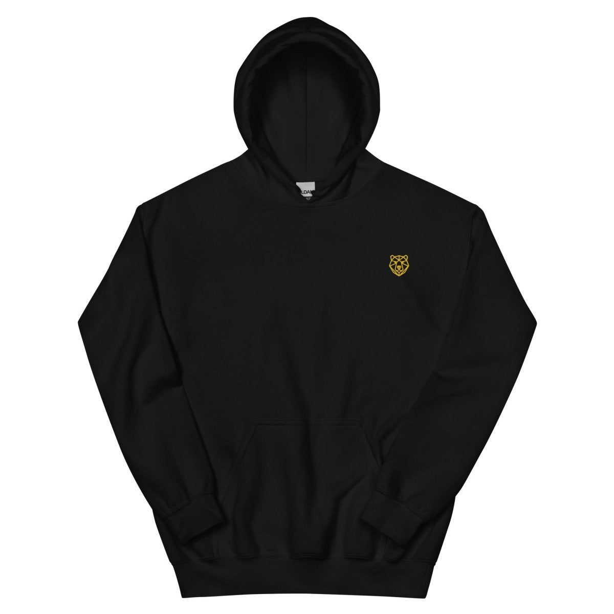 Unisex Hoodie "Money Talks" mit hochwertigem Logo - Stick in Farbe Gold - Streetwear - size_range | Black Ursus