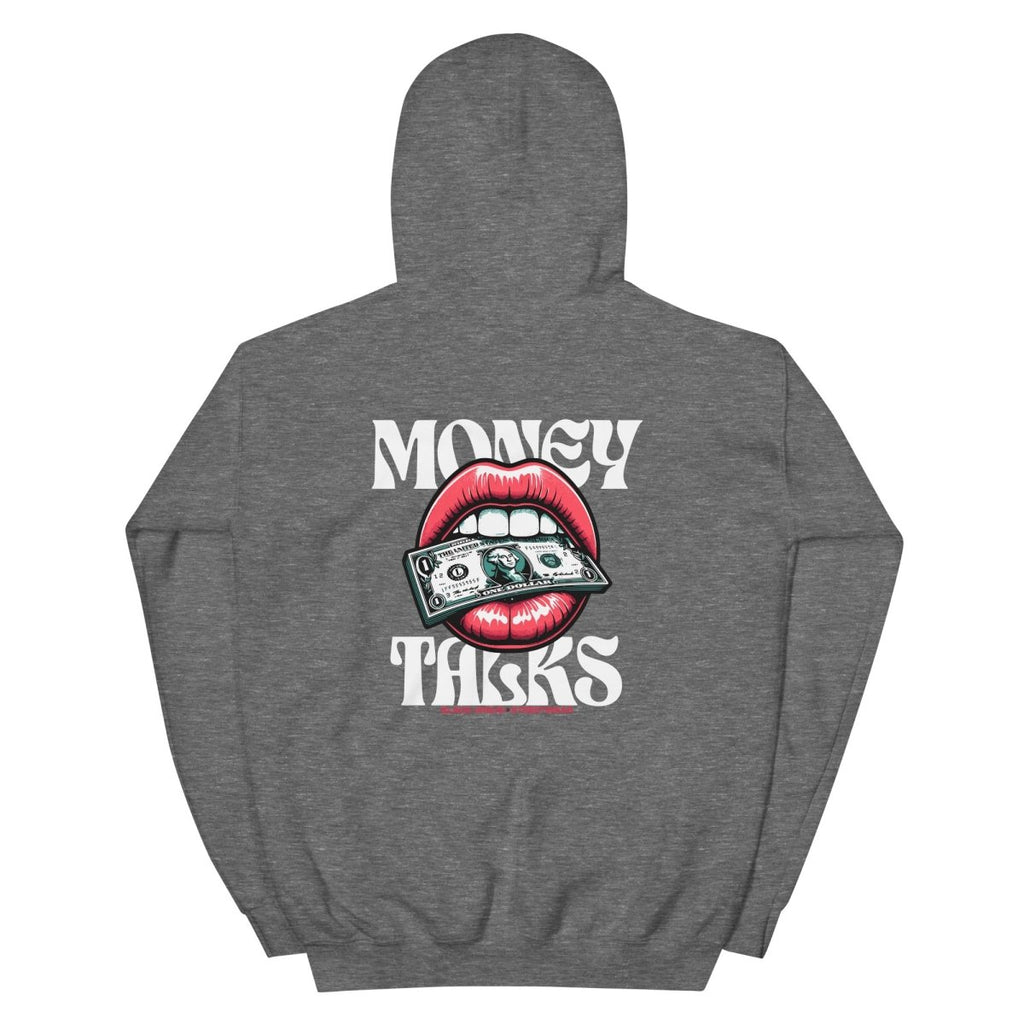 Unisex Hoodie "Money Talks" mit hochwertigem Logo - Stick in Farbe Gold - Streetwear - size_range | Black Ursus