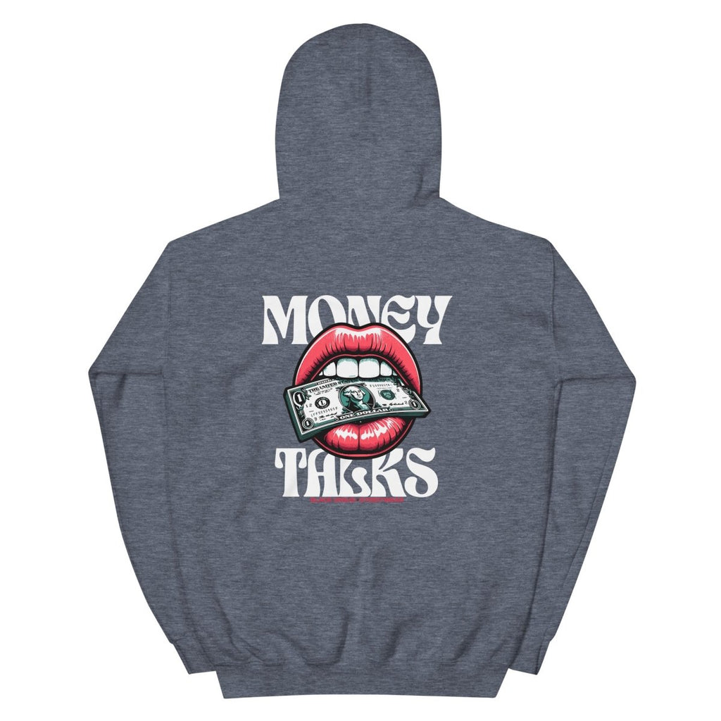 Unisex Hoodie "Money Talks" mit hochwertigem Logo - Stick in Farbe Gold - Streetwear - size_range | Black Ursus