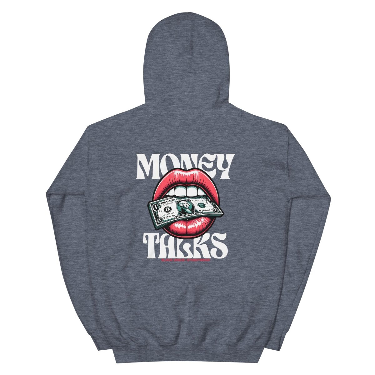 Unisex Hoodie "Money Talks" mit hochwertigem Logo - Stick in Farbe Gold - Streetwear - size_range | Black Ursus