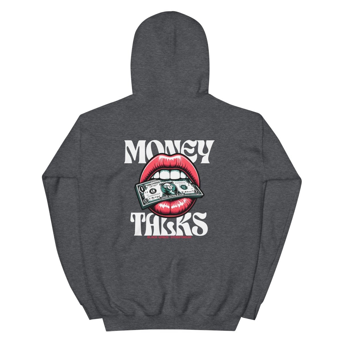 Unisex Hoodie "Money Talks" mit hochwertigem Logo - Stick in Farbe Gold - Streetwear - size_range | Black Ursus
