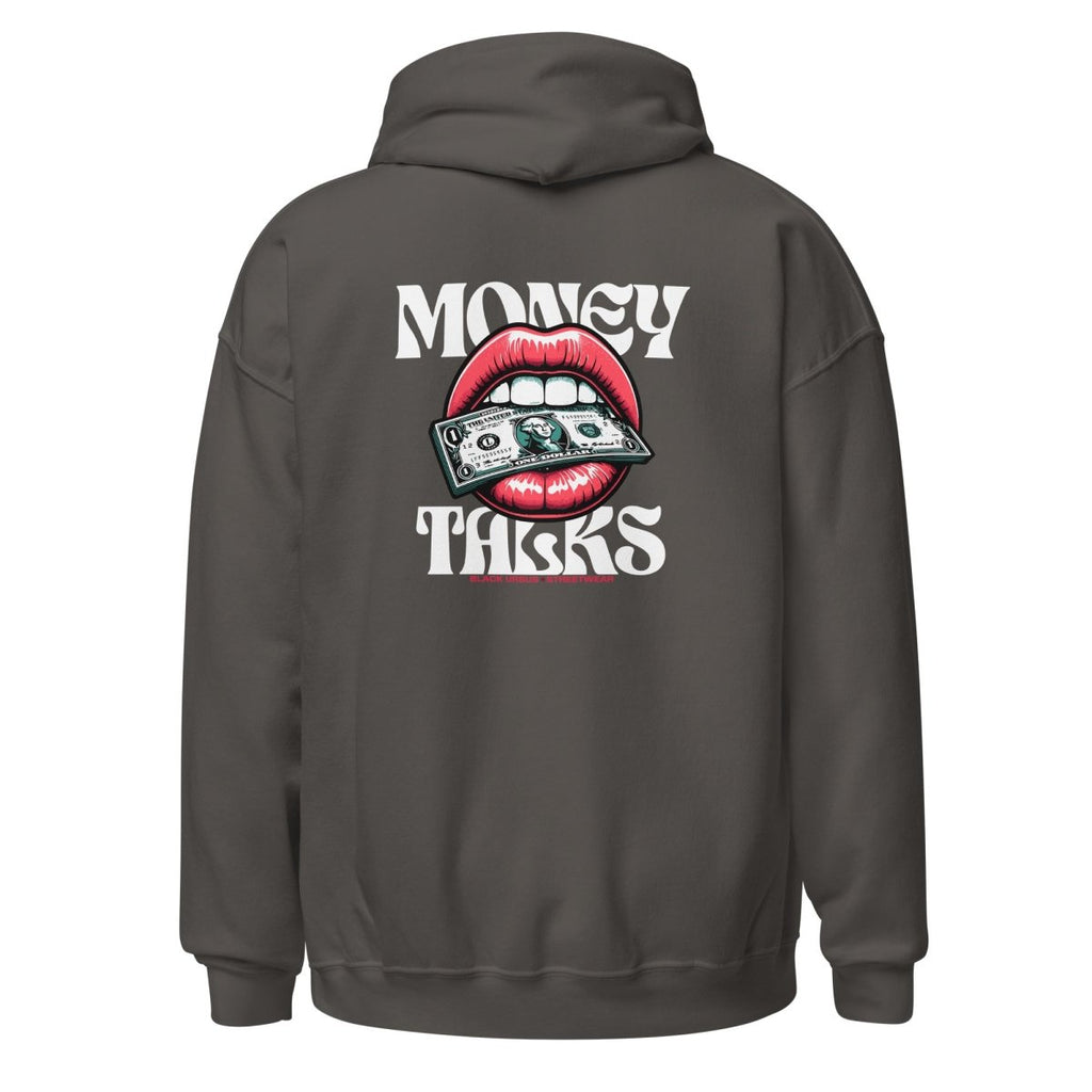 Unisex Hoodie "Money Talks" mit hochwertigem Logo - Stick in Farbe Gold - Streetwear - size_range | Black Ursus