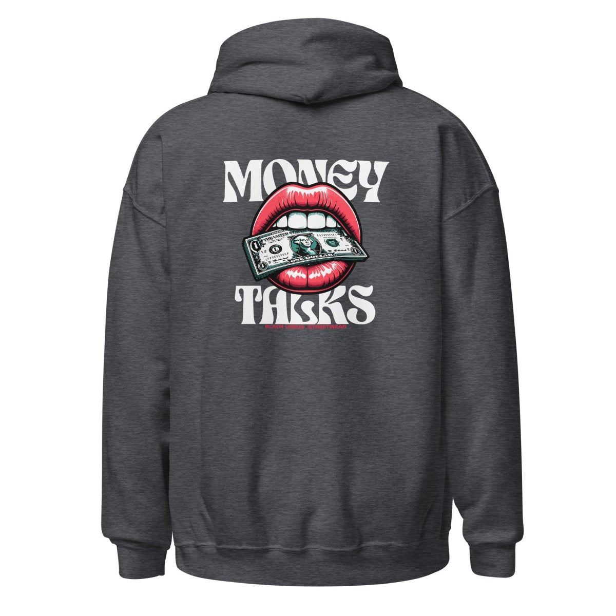 Unisex Hoodie "Money Talks" mit hochwertigem Logo - Stick in Farbe Gold - Streetwear - size_range | Black Ursus