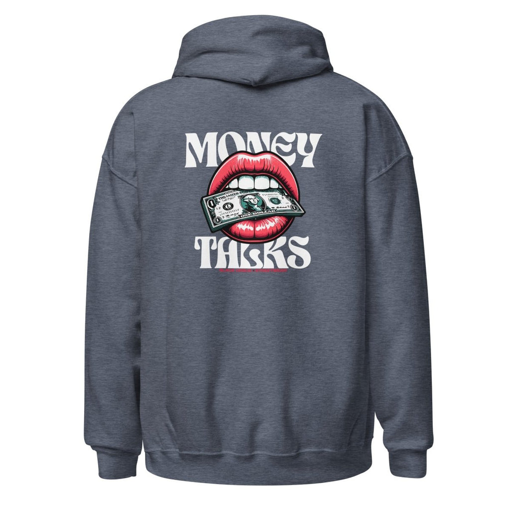 Unisex Hoodie "Money Talks" mit hochwertigem Logo - Stick in Farbe Gold - Streetwear - size_range | Black Ursus