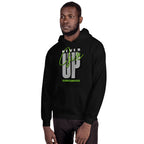 Unisex Hoodie "Never give up" - Streetwear - size_range | Black Ursus