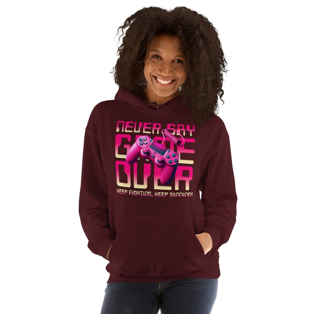 Unisex Hoodie "Never Say" - Black Ursus | Urban Streetwear