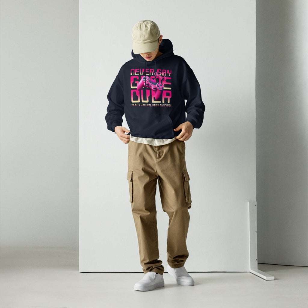 Unisex Hoodie "Never Say" - Black Ursus | Urban Streetwear
