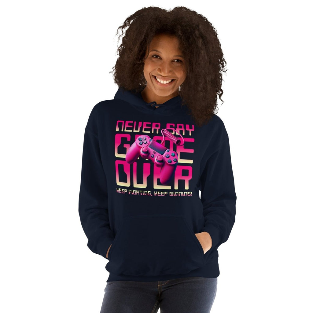 Unisex Hoodie "Never Say" - Black Ursus | Urban Streetwear