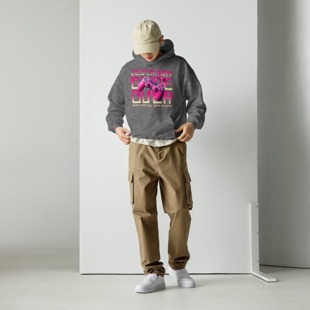 Unisex Hoodie "Never Say" - Black Ursus | Urban Streetwear