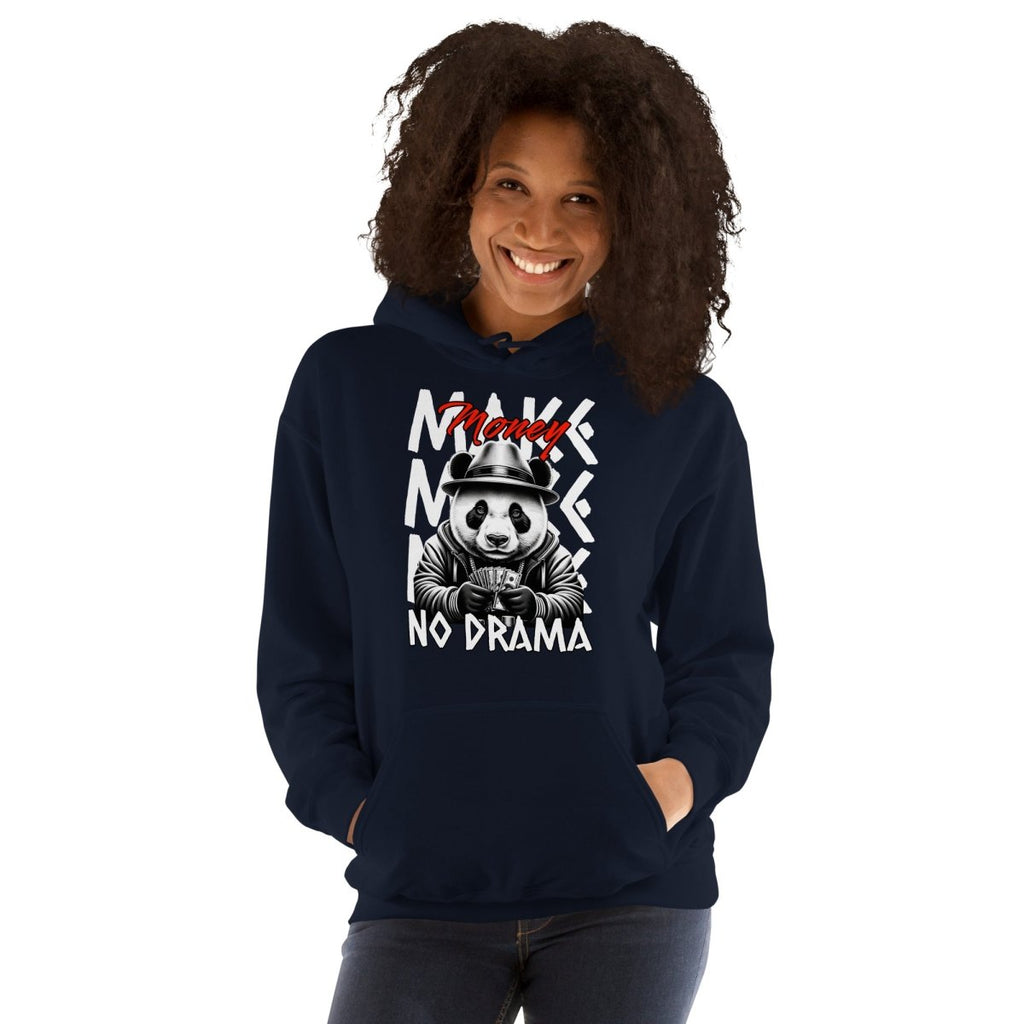 Unisex Hoodie "No Drama" - Black Ursus | Urban Streetwear