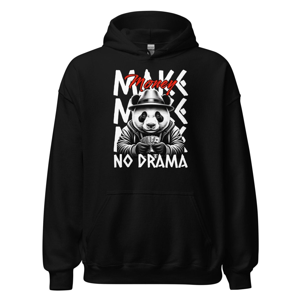 Unisex Hoodie "No Drama" - Black Ursus | Urban Streetwear
