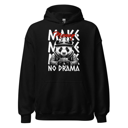 Gym Hoodie "No Drama" – Unisex Streetwear, S–5XL | Black Ursus - Streetwear - size_range | Black Ursus