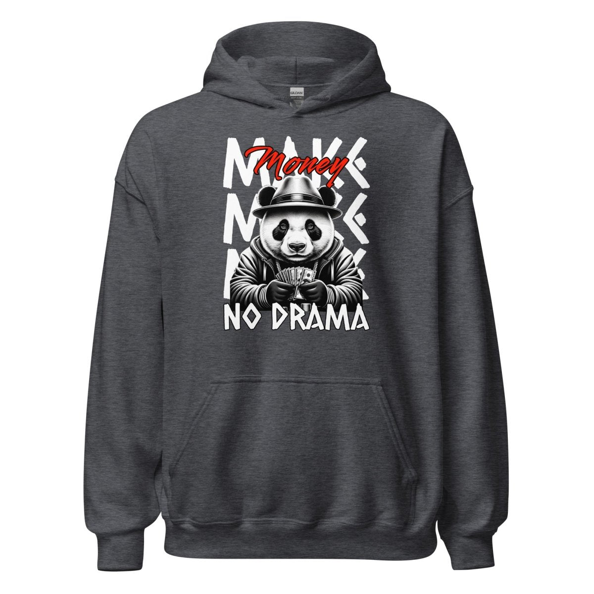 Unisex Hoodie "No Drama" - Black Ursus | Urban Streetwear
