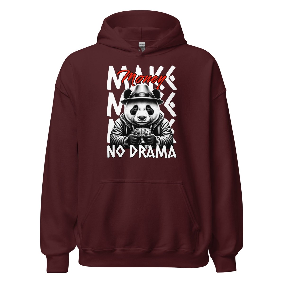 Unisex Hoodie "No Drama" - Black Ursus | Urban Streetwear