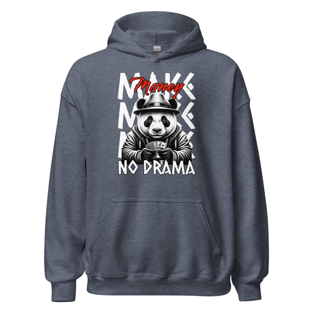Unisex Hoodie "No Drama" - Black Ursus | Urban Streetwear