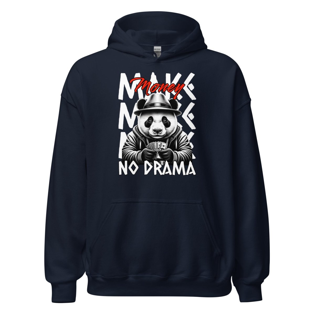 Unisex Hoodie "No Drama" - Black Ursus | Urban Streetwear