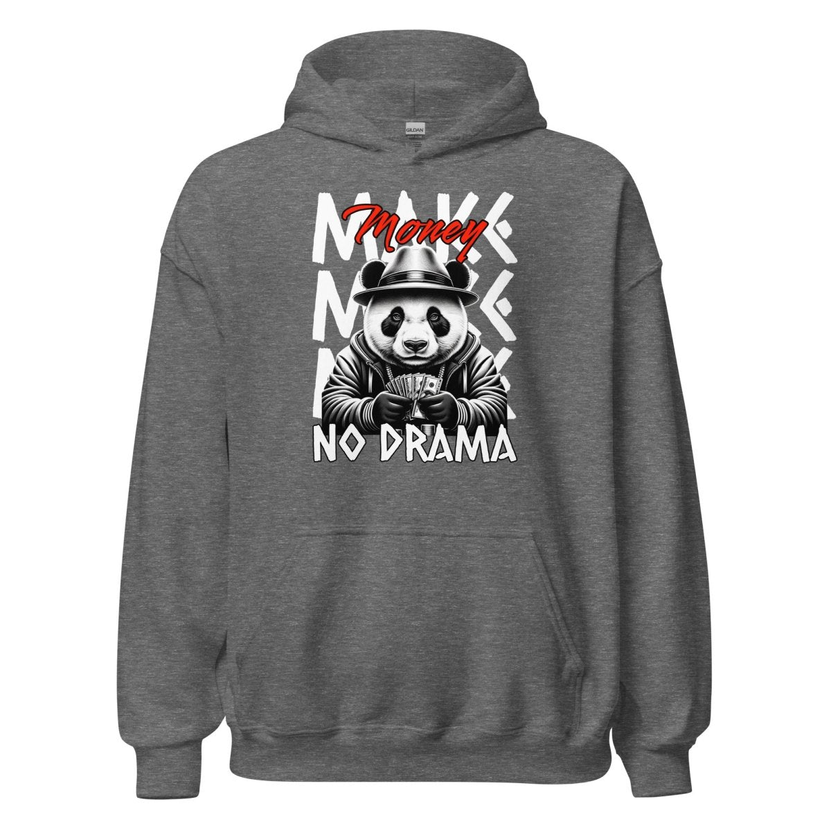 Unisex Hoodie "No Drama" - Black Ursus | Urban Streetwear