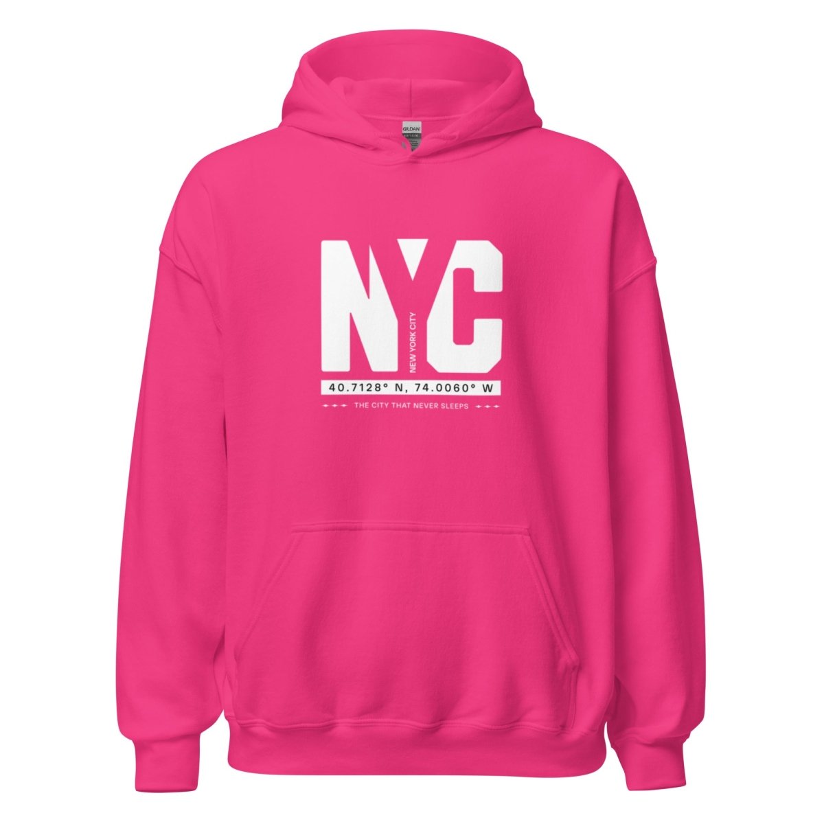 Unisex Hoodie "NYC Essentials" - Streetwear - size_range | Black Ursus