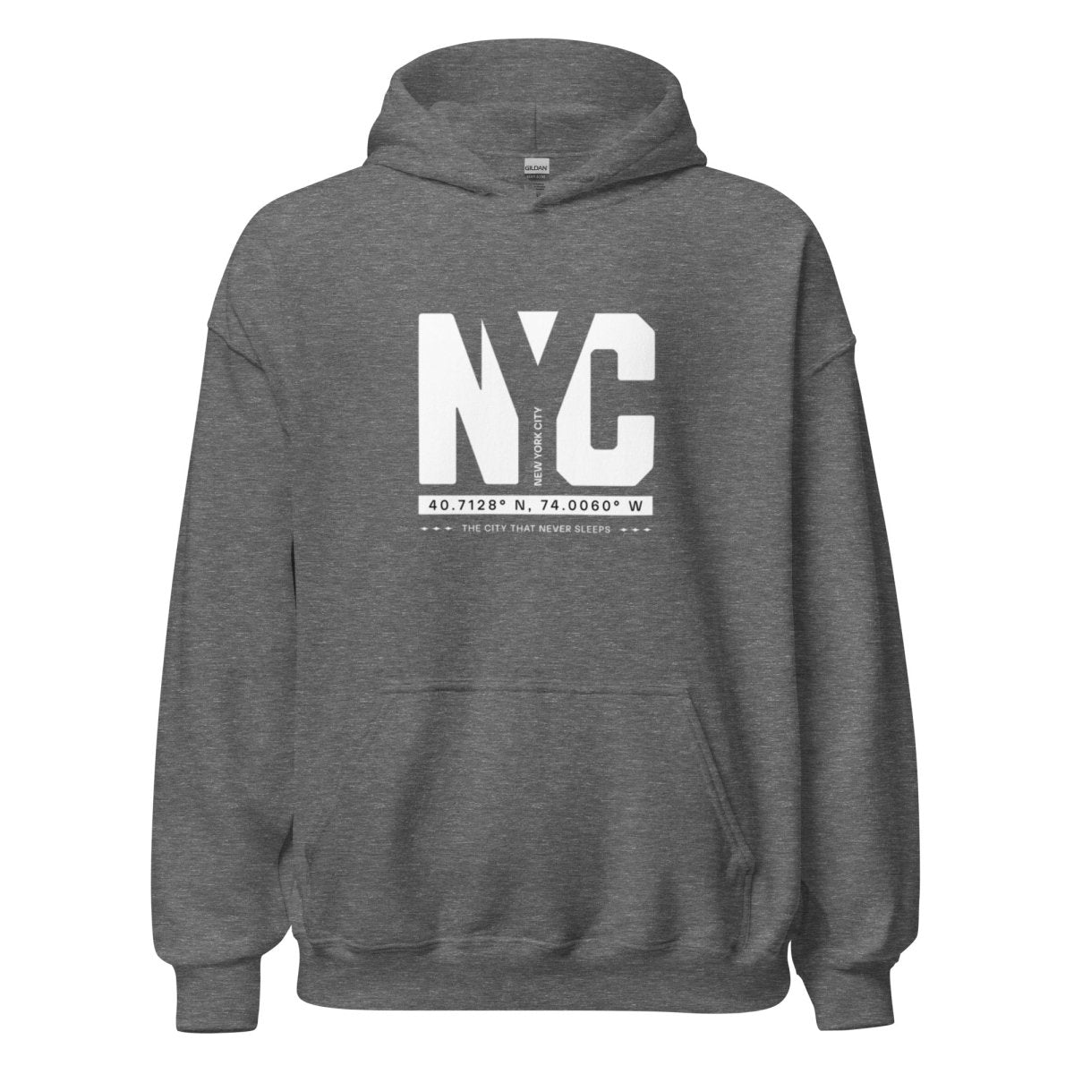 Unisex Hoodie "NYC Essentials" - Streetwear - size_range | Black Ursus