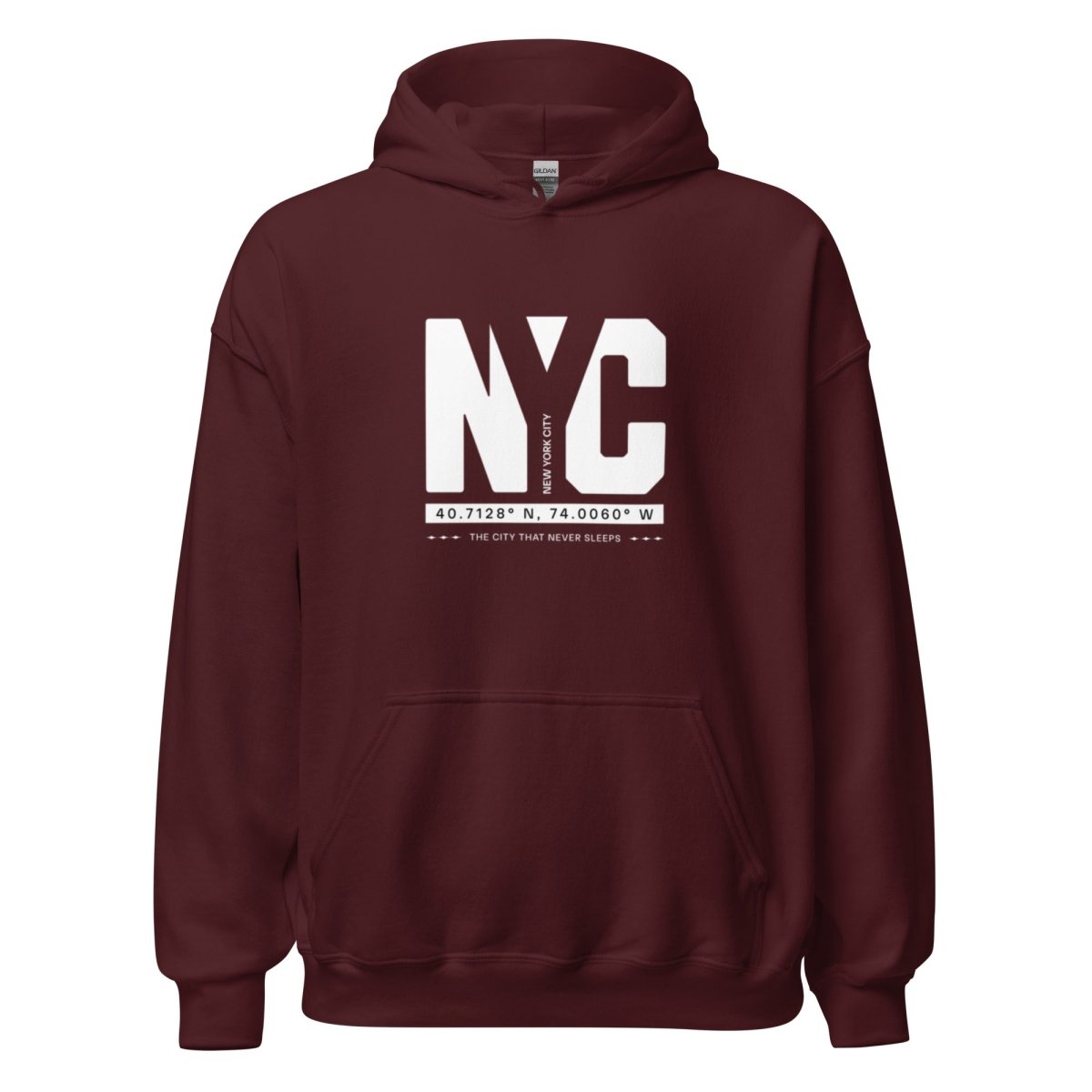 Unisex Hoodie "NYC Essentials" - Streetwear - size_range | Black Ursus