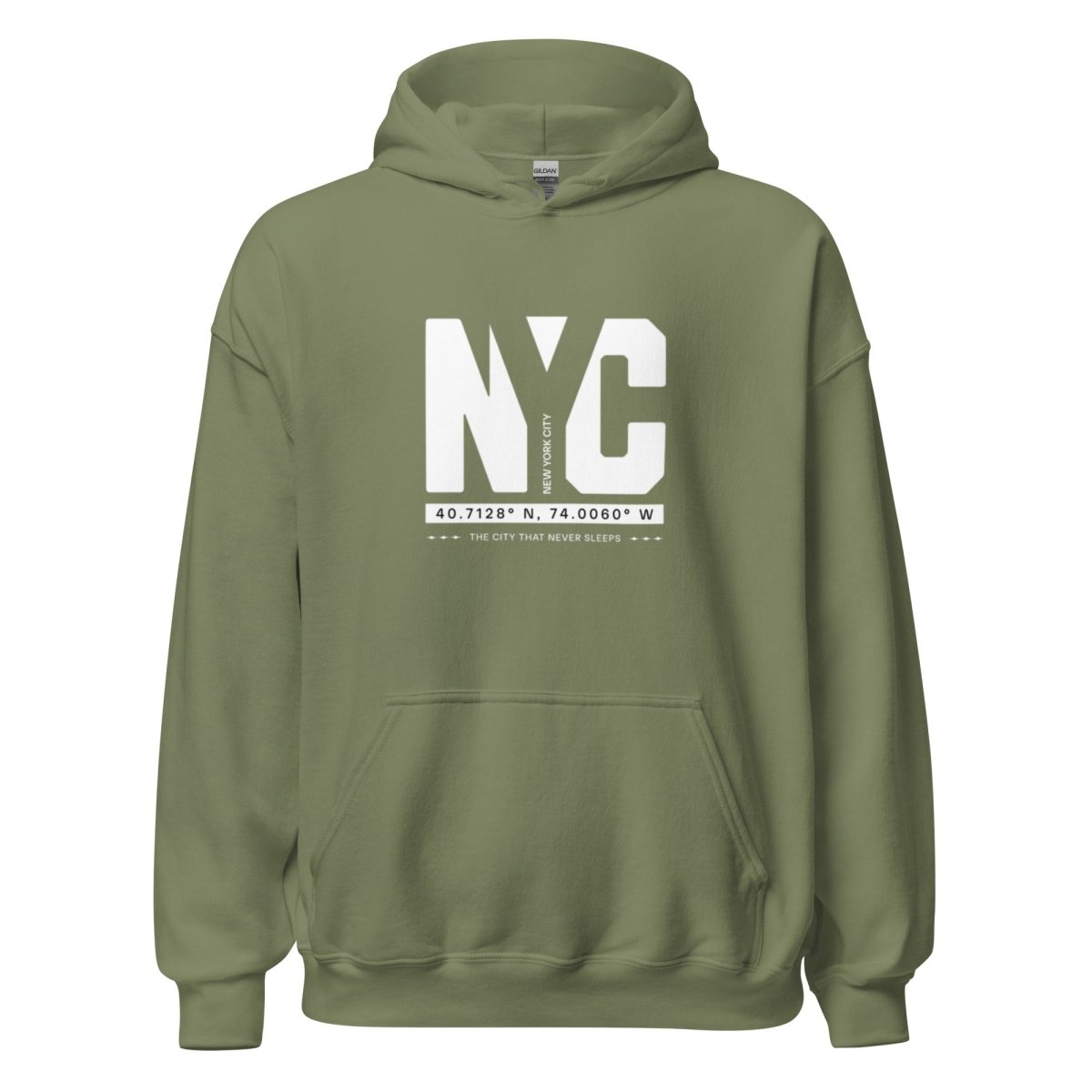 Unisex Hoodie "NYC Essentials" - Streetwear - size_range | Black Ursus