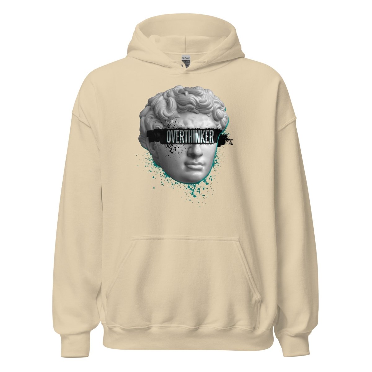 Unisex Hoodie „Overthinker“ - Streetwear - size_range | Black Ursus