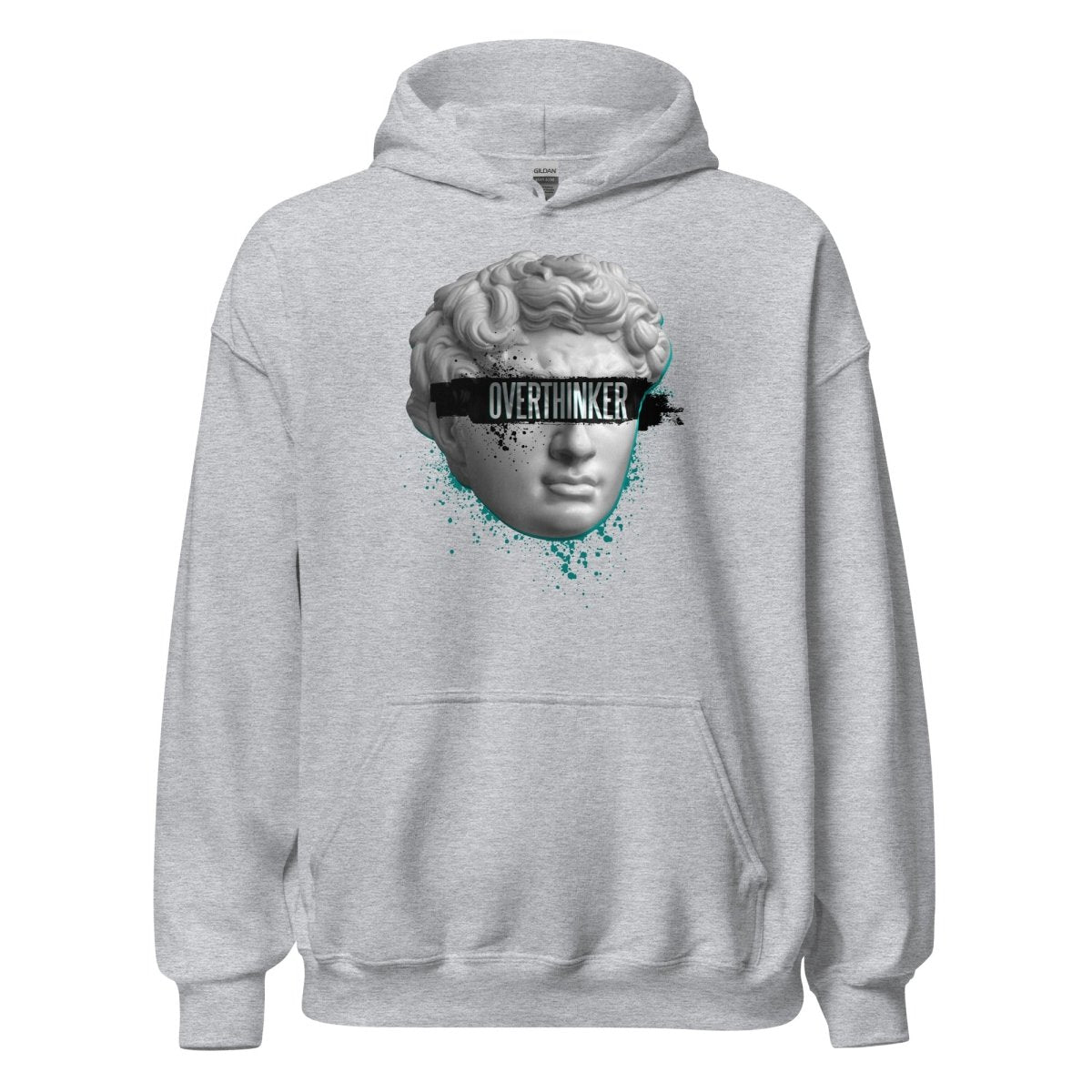 Unisex Hoodie „Overthinker“ - Streetwear - size_range | Black Ursus
