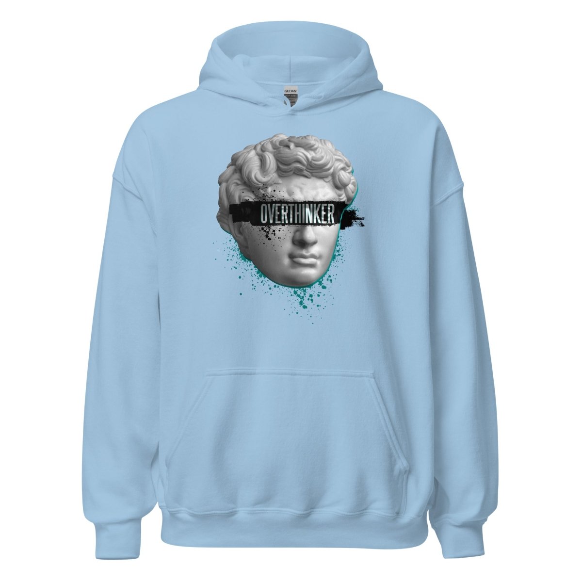 Unisex Hoodie „Overthinker“ - Streetwear - size_range | Black Ursus