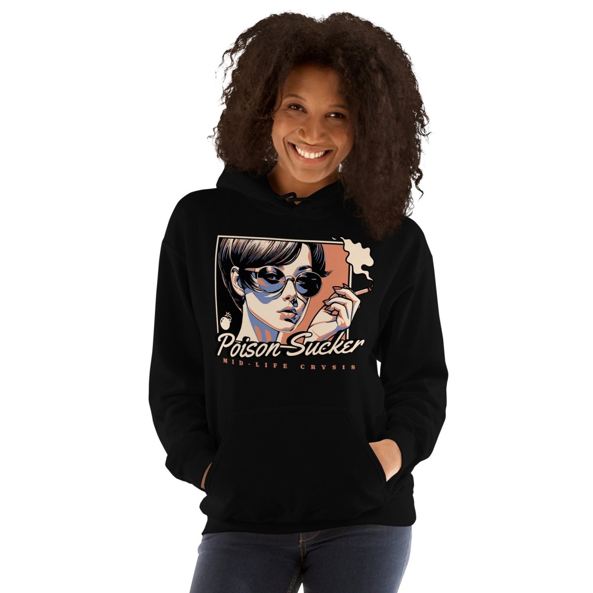 Unisex Hoodie "Poison Sucker" - Black Ursus | Urban Streetwear