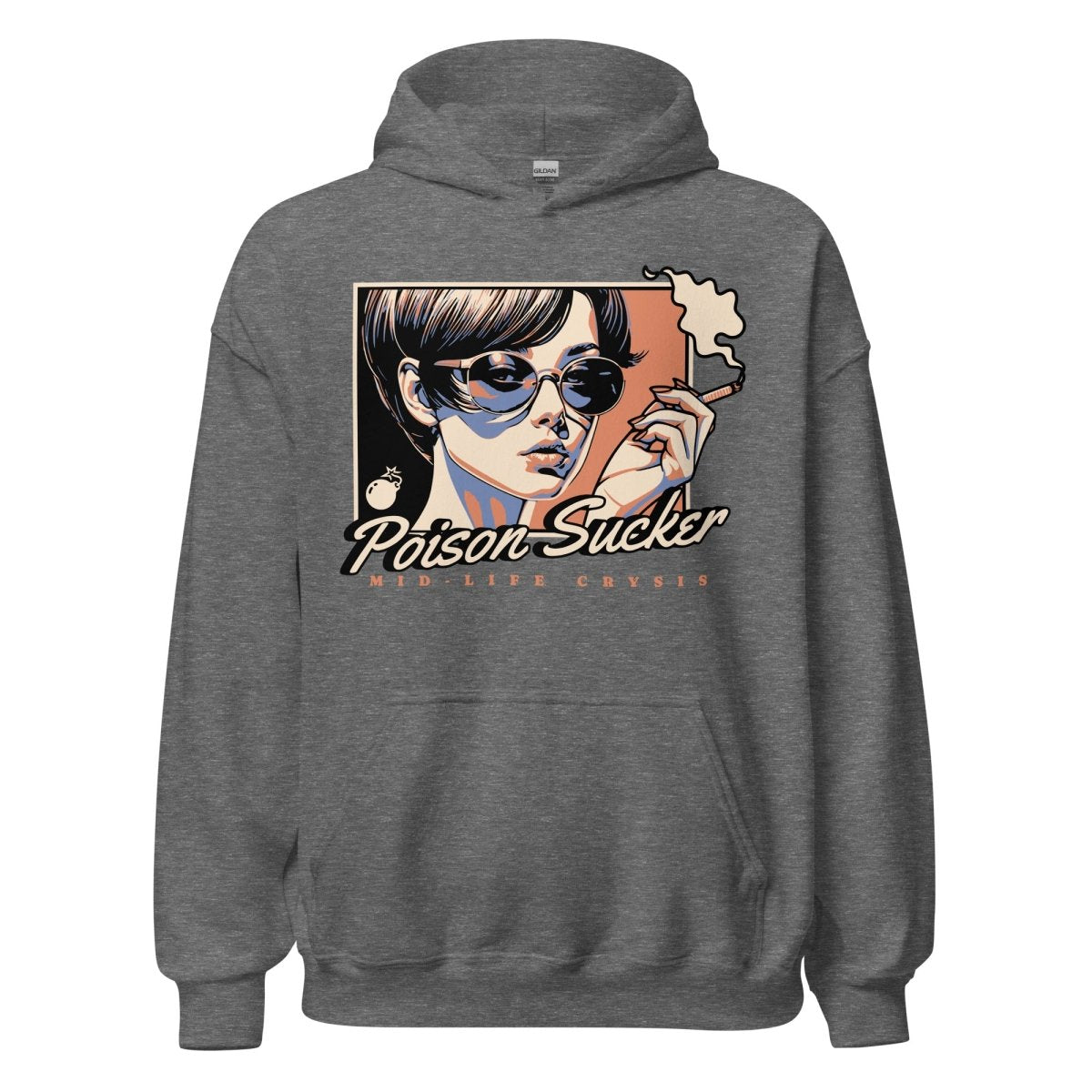 Unisex Hoodie "Poison Sucker" - Black Ursus | Urban Streetwear