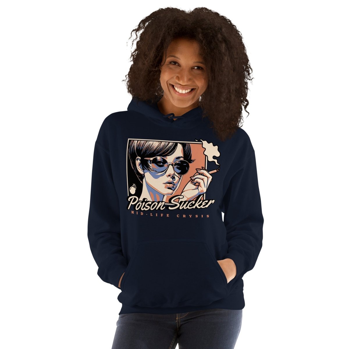 Unisex Hoodie "Poison Sucker" - Black Ursus | Urban Streetwear