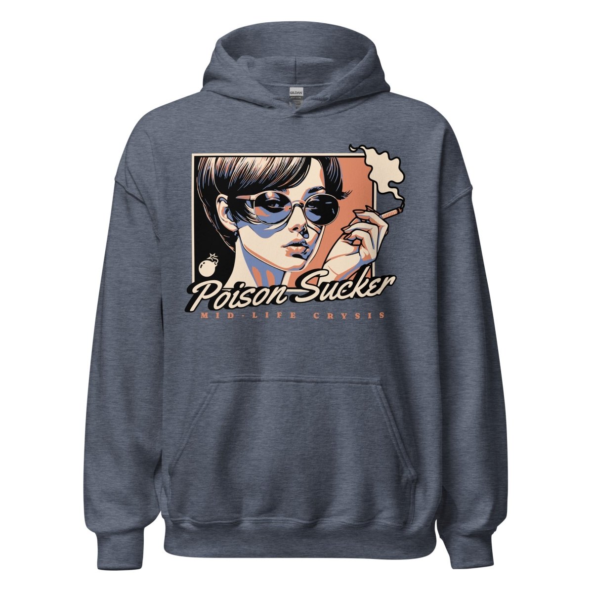 Unisex Hoodie "Poison Sucker" - Black Ursus | Urban Streetwear