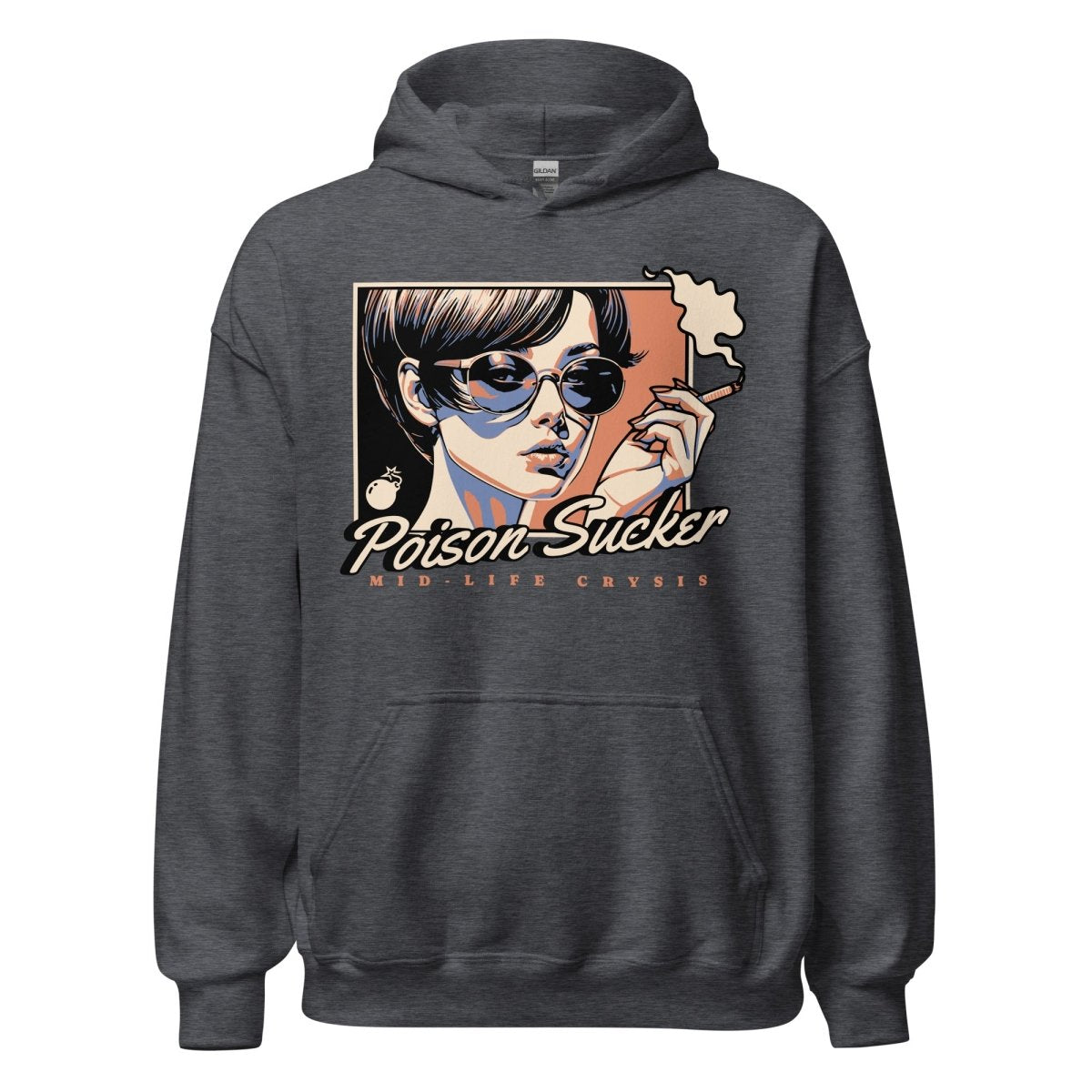 Unisex Hoodie "Poison Sucker" - Black Ursus | Urban Streetwear