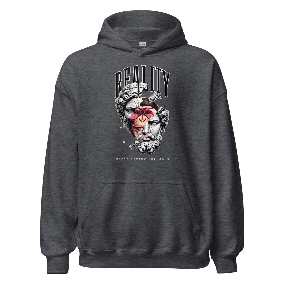 Unisex Hoodie „Reality Mask“ - Streetwear - size_range | Black Ursus