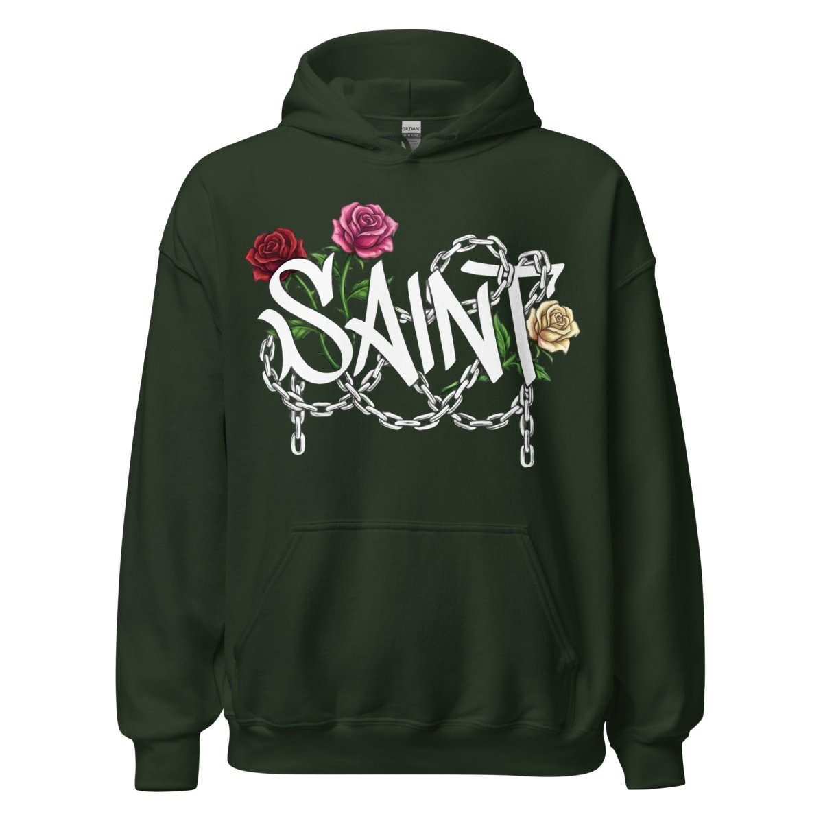 Unisex - Hoodie "Saint" - Black Ursus | Urban Streetwear