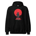 Unisex Hoodie "Samurai Red Sun" - Streetwear - size_range | Black Ursus