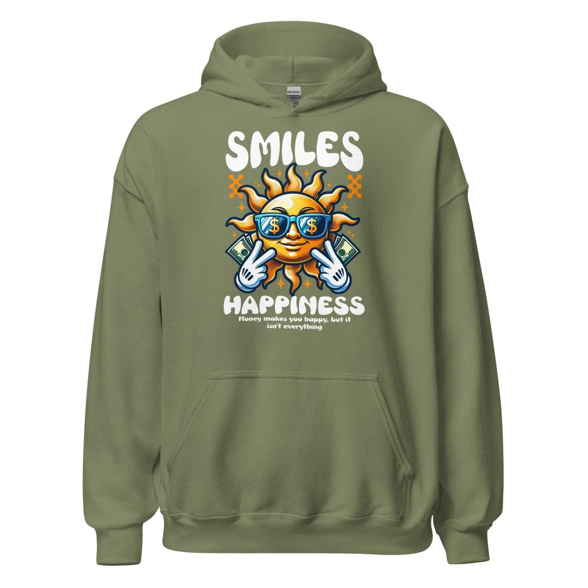 Unisex Hoodie "Smiles" - Black Ursus | Urban Streetwear