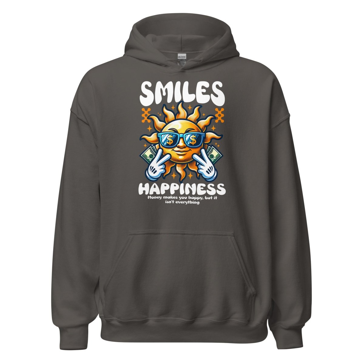 Unisex Hoodie "Smiles" - Black Ursus | Urban Streetwear