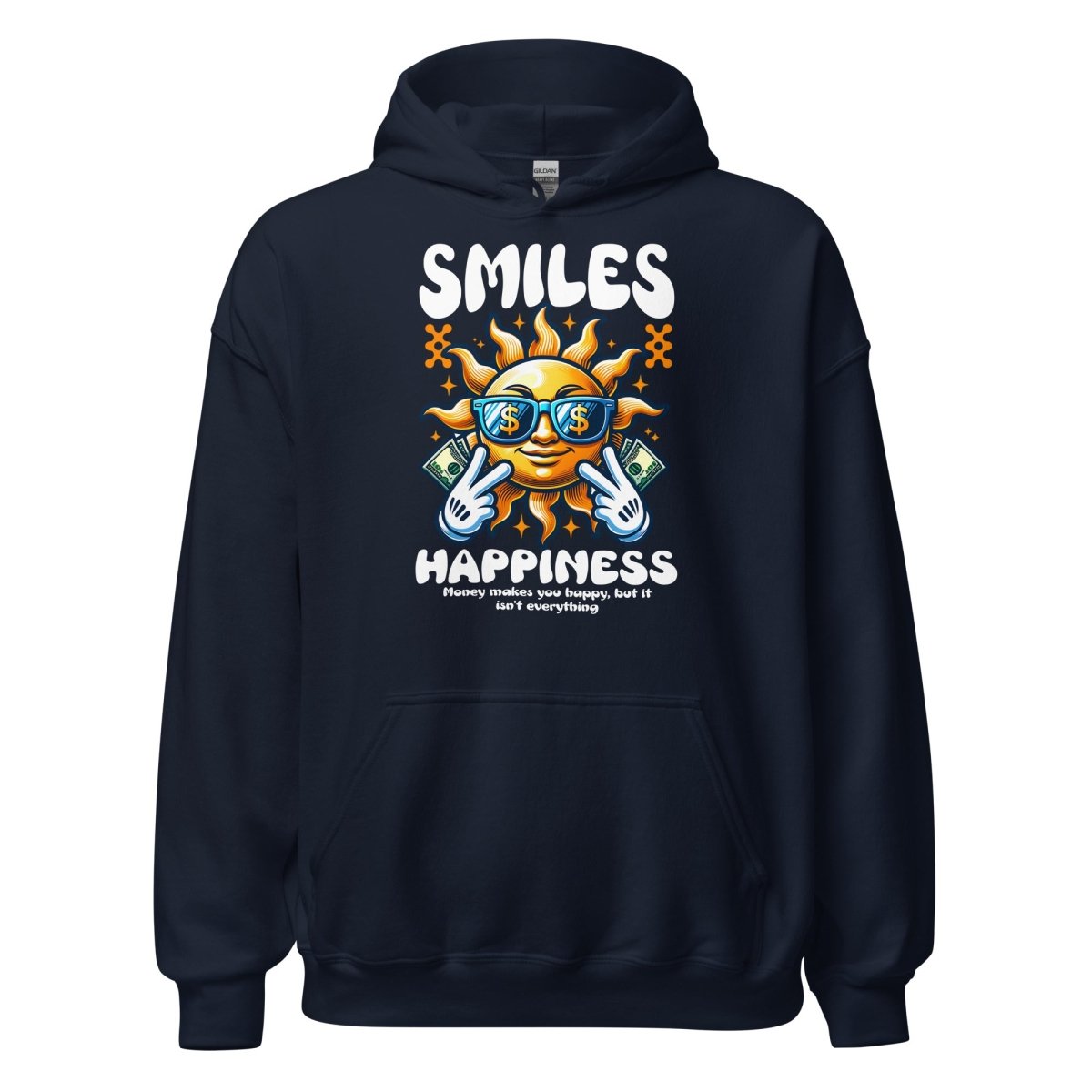 Unisex Hoodie "Smiles" - Black Ursus | Urban Streetwear