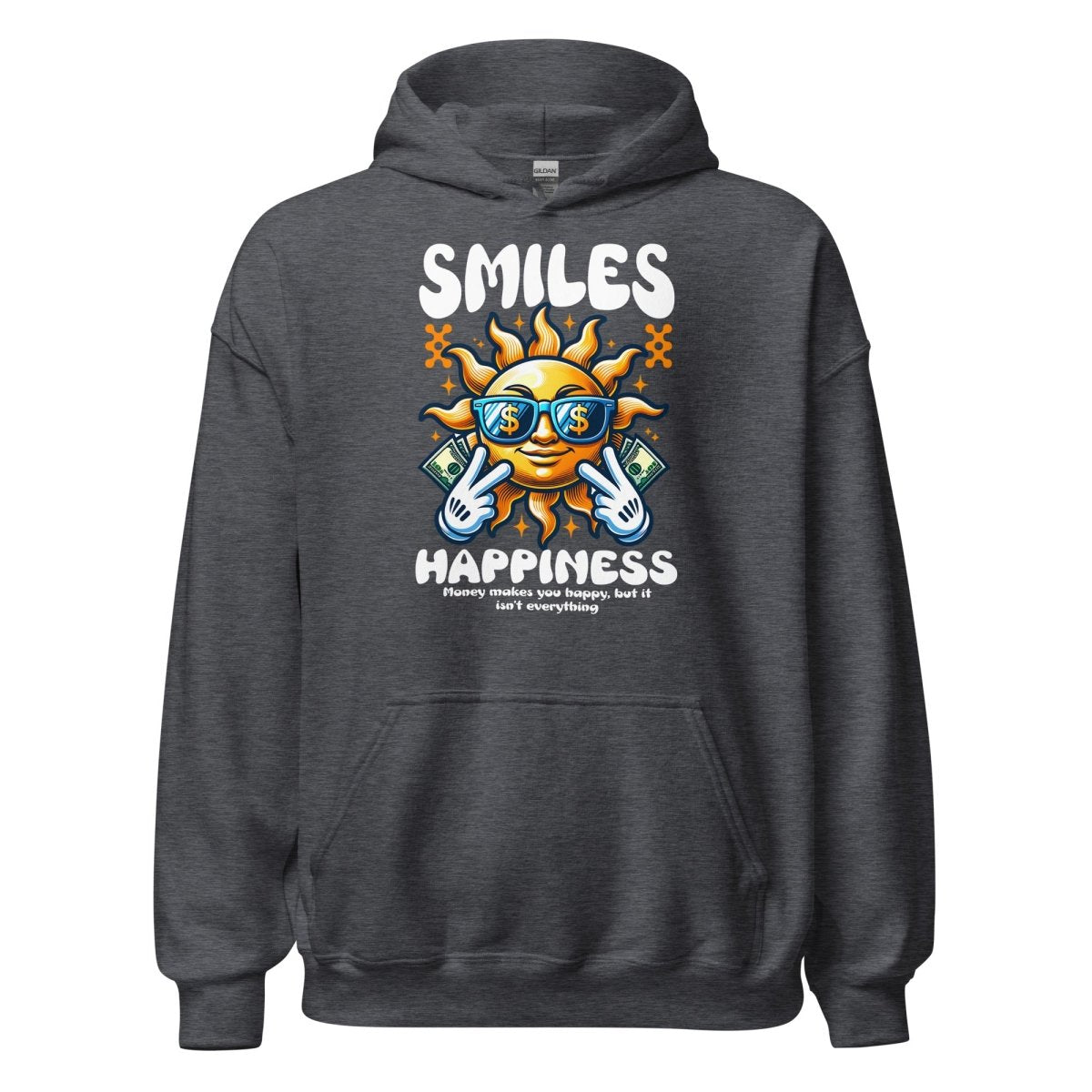 Unisex Hoodie "Smiles" - Black Ursus | Urban Streetwear
