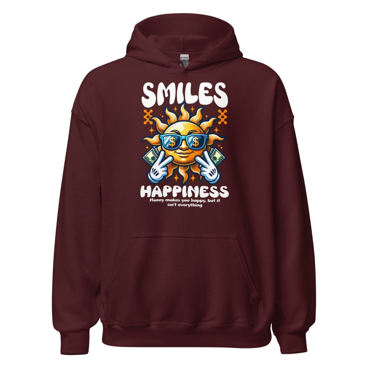 Unisex Hoodie "Smiles" - Black Ursus | Urban Streetwear