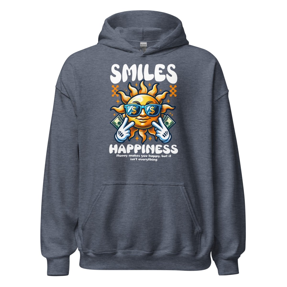 Unisex Hoodie "Smiles" - Black Ursus | Urban Streetwear