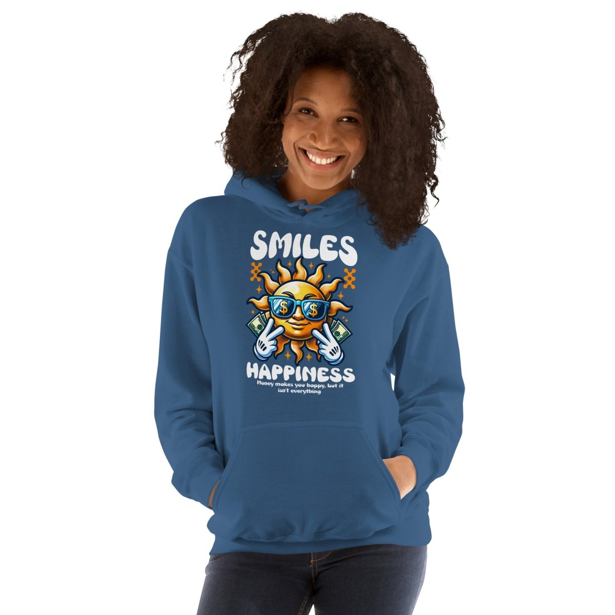 Unisex Hoodie "Smiles" - Black Ursus | Urban Streetwear