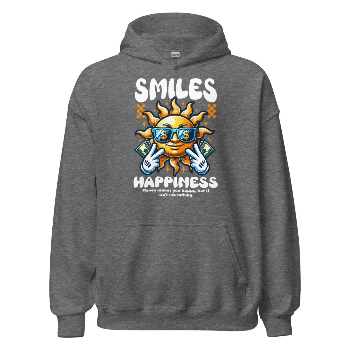 Unisex Hoodie "Smiles" - Black Ursus | Urban Streetwear