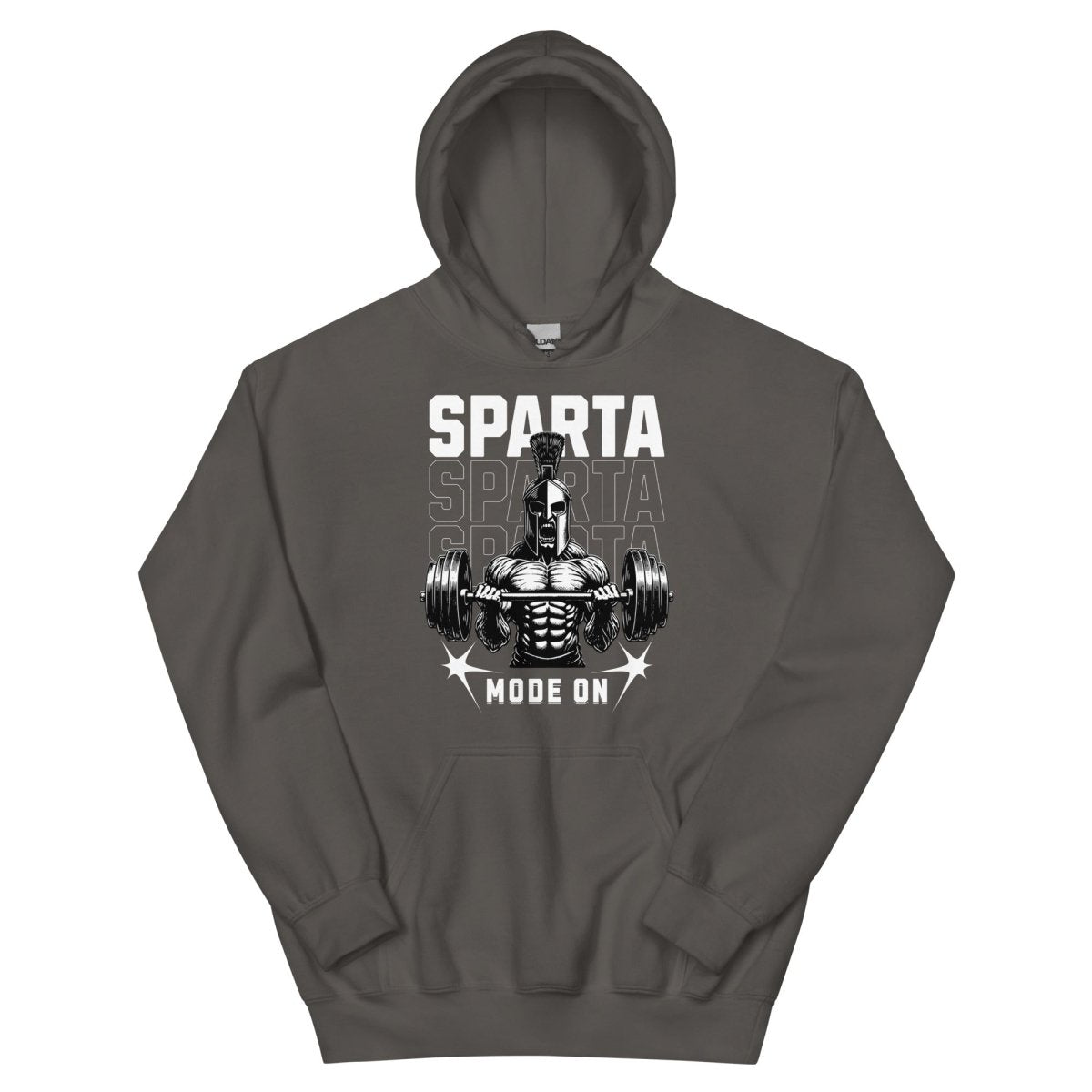 Unisex Hoodie "Sparta Mode On" - Streetwear - size_range | Black Ursus