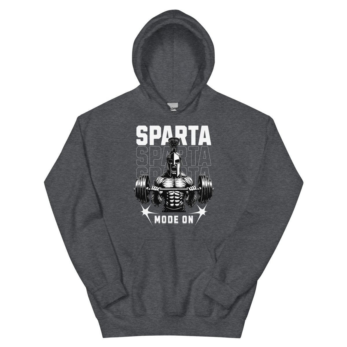 Unisex Hoodie "Sparta Mode On" - Streetwear - size_range | Black Ursus